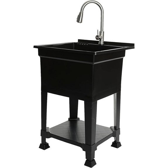 freestanding tub sink with faucet