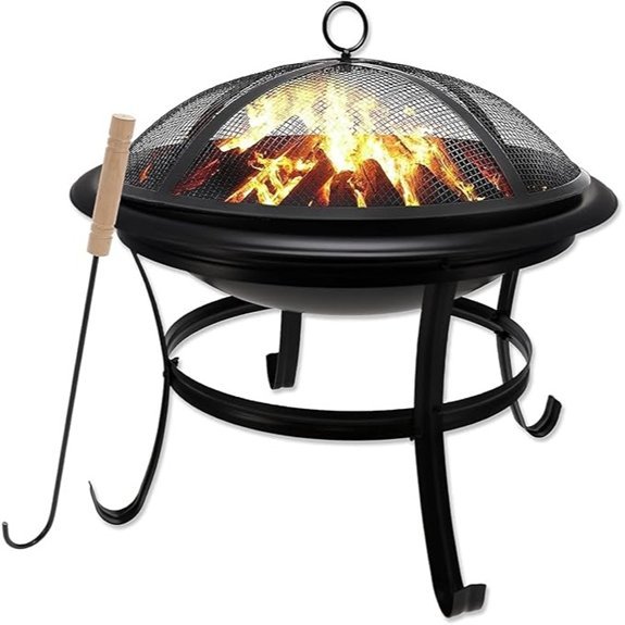 gas one 22 wood burning fire pit