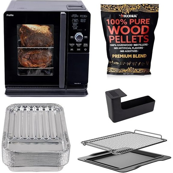 ge profile indoor pellet smoker bundle