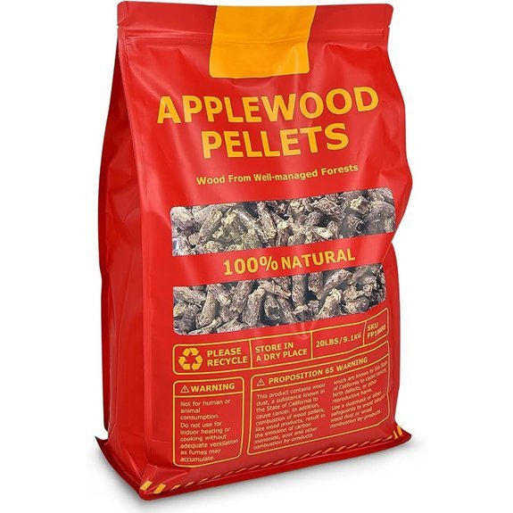 giantex apple wood pellets