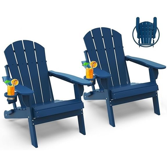 greenvines adirondack chairs blue set