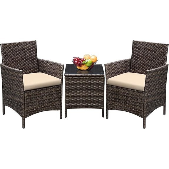greesum 3 piece rattan set