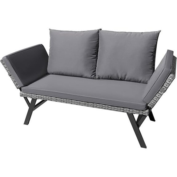 greesum outdoor rattan daybed