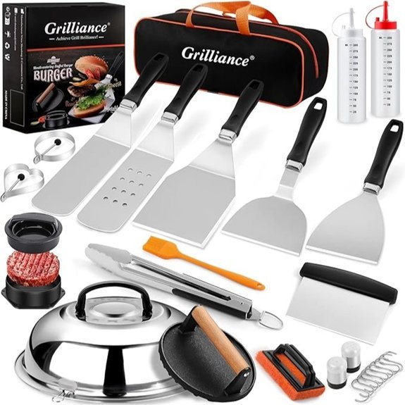 grilliance 27 piece griddle kit