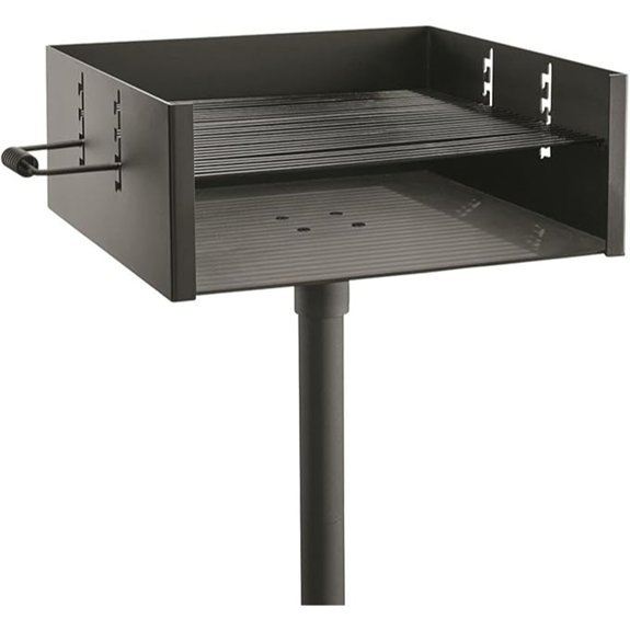 guide gear heavy duty park style grill