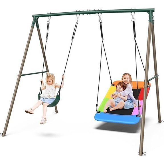 hapfan swing set rack