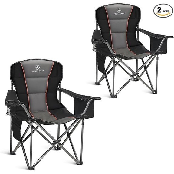 heavy duty camping chair with cooler