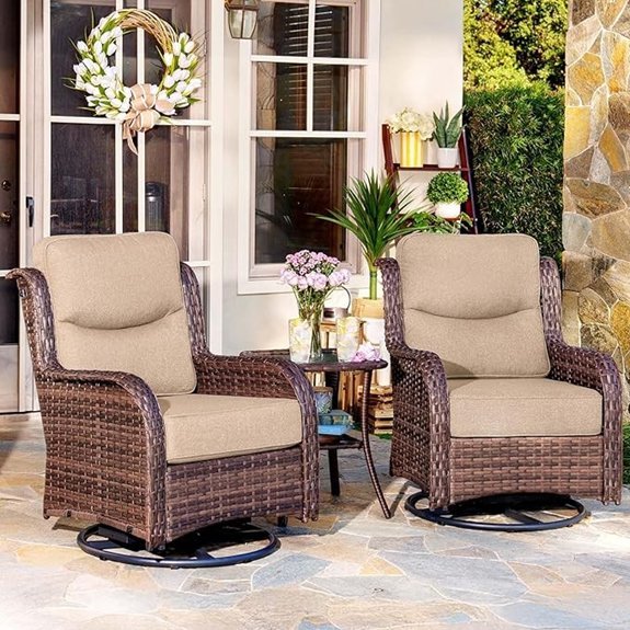 hillg luxury patio set 3 piece