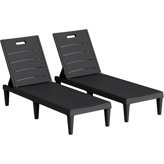 homall chaise lounge pair