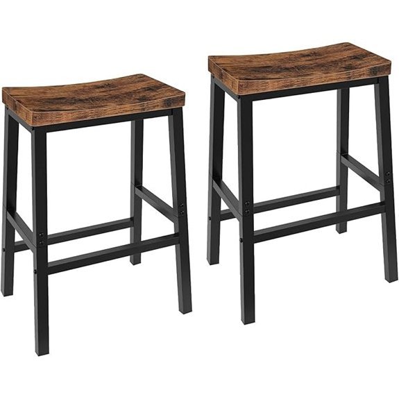 hoobro saddle bar stools 2