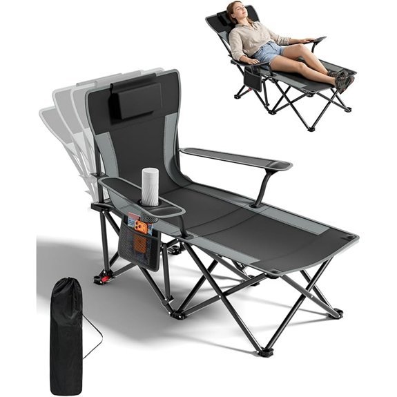 hoperan reclining chair with footrest