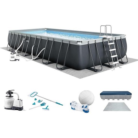 intex 24ft x 12ft pool set