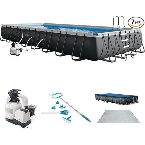 intex 32ft x 16ft pool set