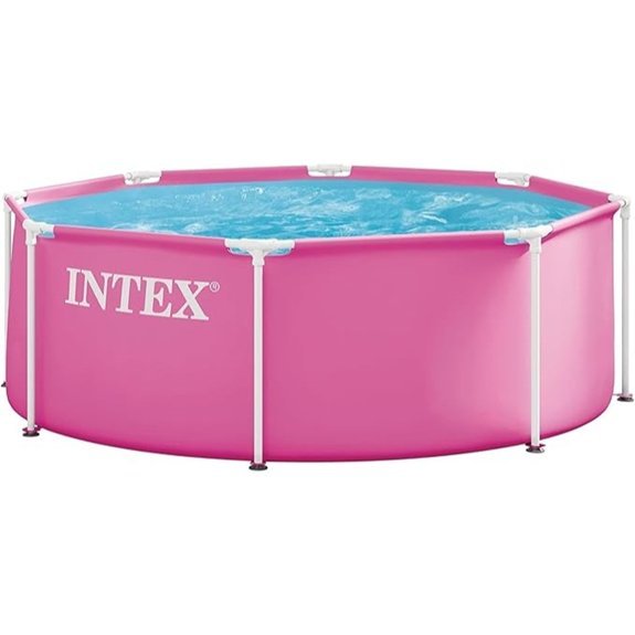 intex 8ft round pool set