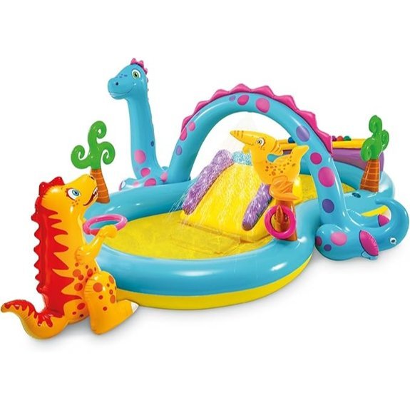 intex dinoland inflatable pool