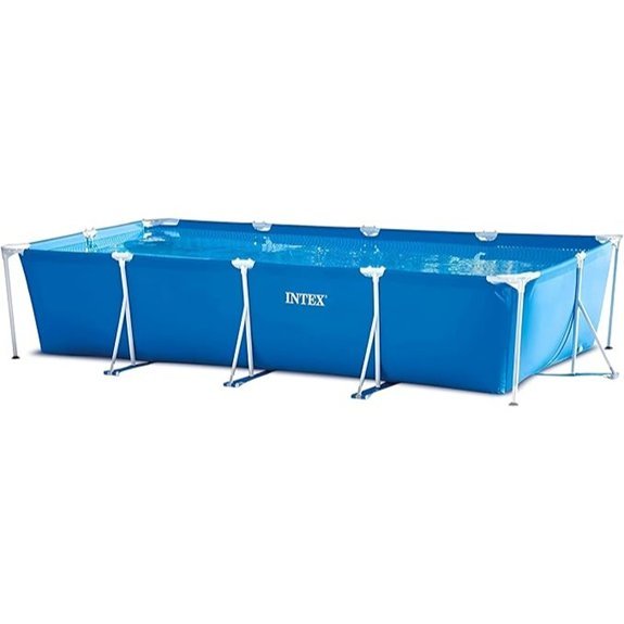 intex rectangular frame pool