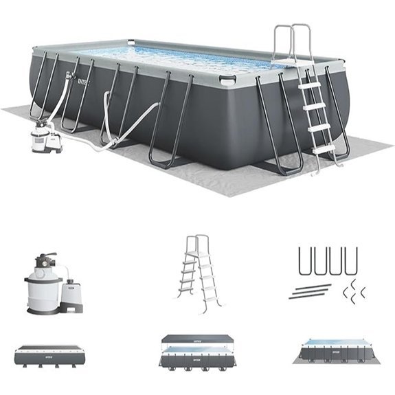intex ultra xtr rectangular above ground pool