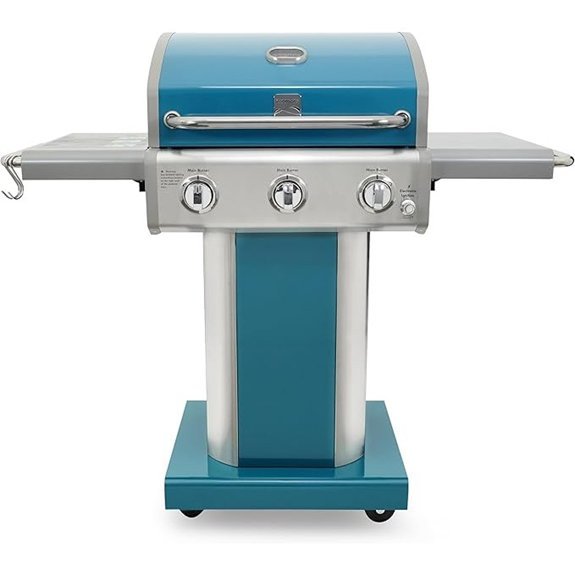kenmore propane grill on wheels
