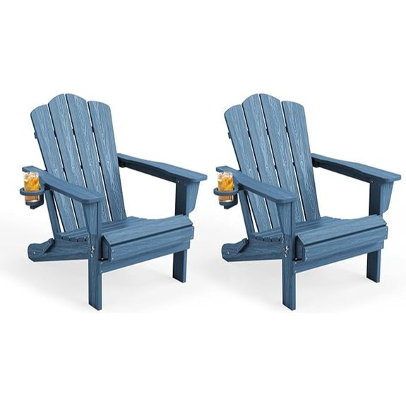 kingrey folding adirondack chairs 2 navy