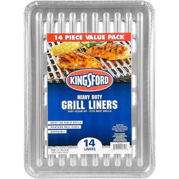 kingsford grill liner dimensions pack