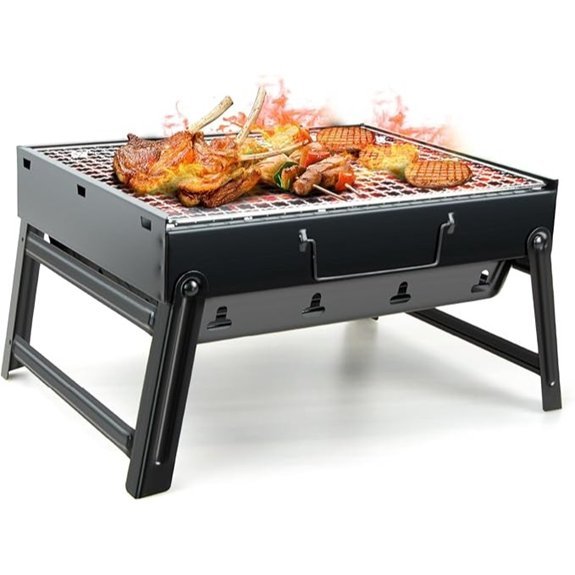 kizmyee folding charcoal grill