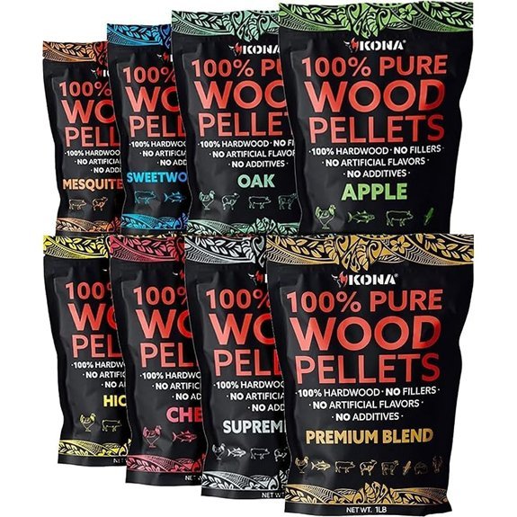 kona wood pellets eight pack