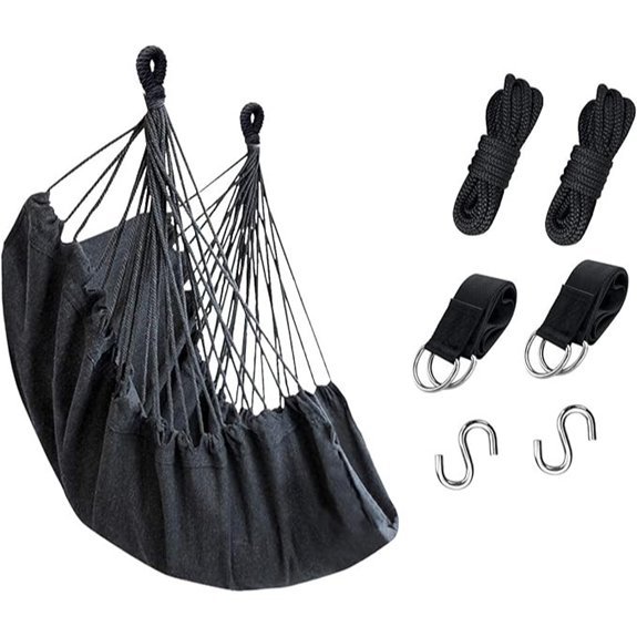 kpx dark gray hammock chair