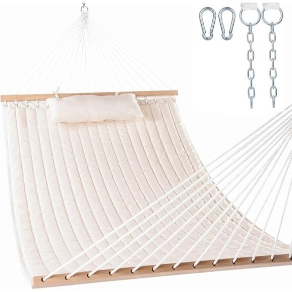 lazy daze double quilted hammock