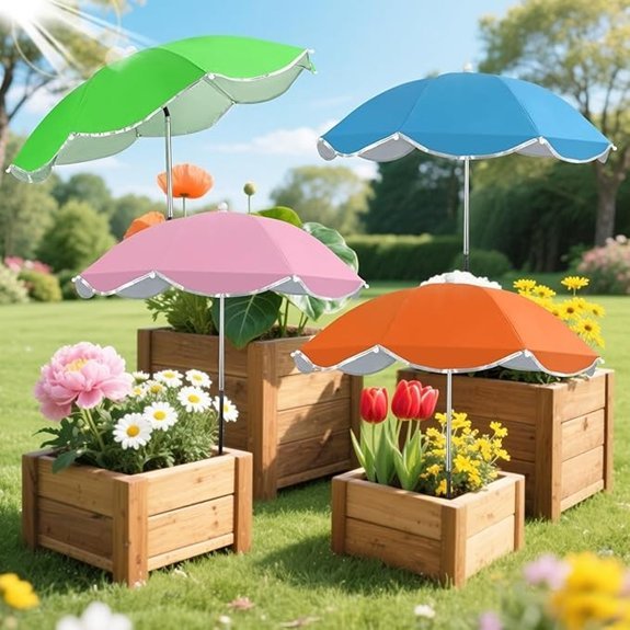 lchuang 24 inch plant umbrellas