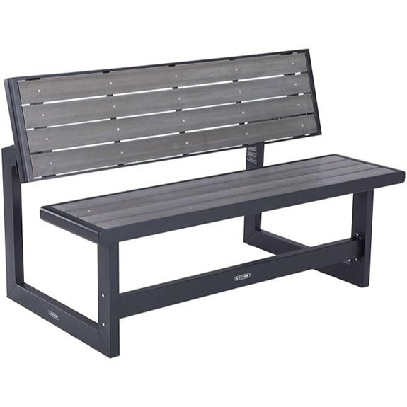 lifetime 60253 outdoor bench 55 inch