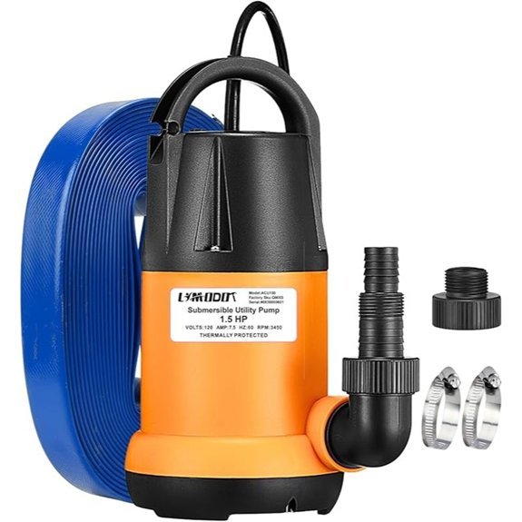limodot 4000gph submersible pump