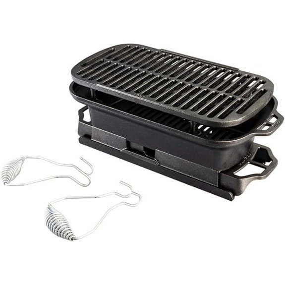 lodge pro cast iron grill