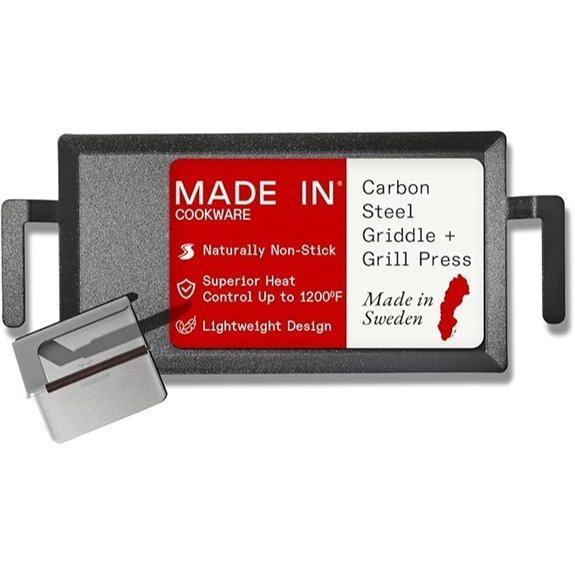 made in carbon steel griddle