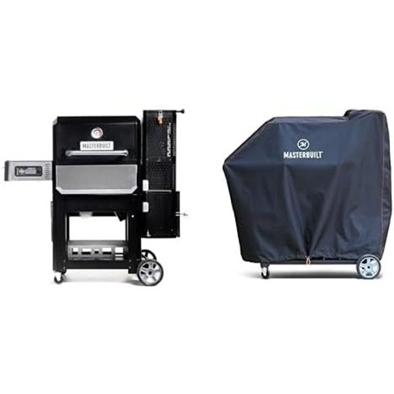 masterbuilt gravity series 800 smoker grill combo