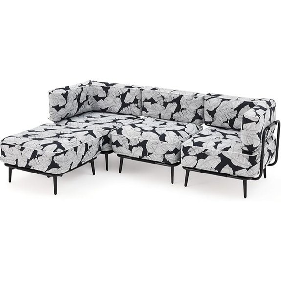 mellcom inflatable 4 piece sofa set