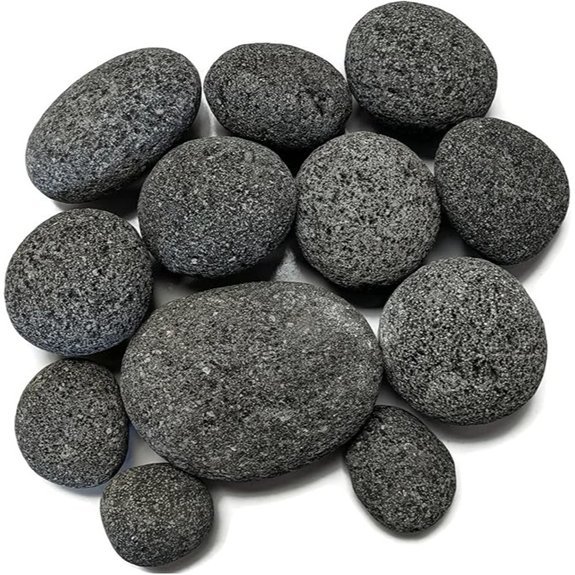 midwest hearth lava stone bundle