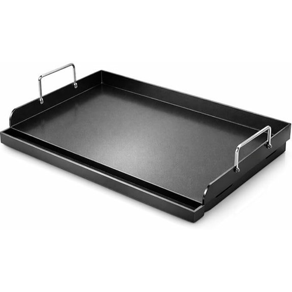 nano ceramic cast iron griddle