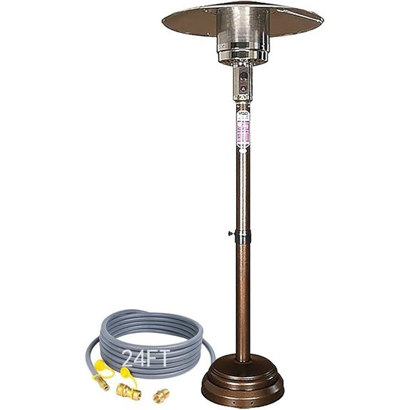 natural gas patio heater details