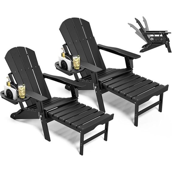 navine adjustable chair with ottomans