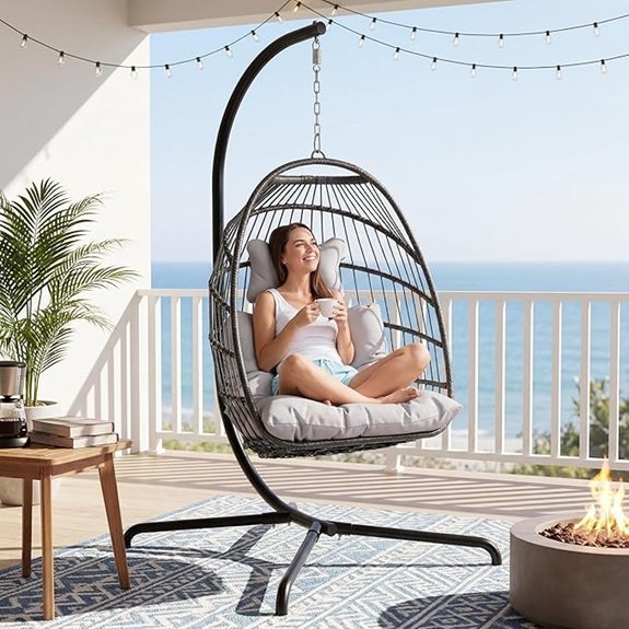 nicesoul swing egg chair