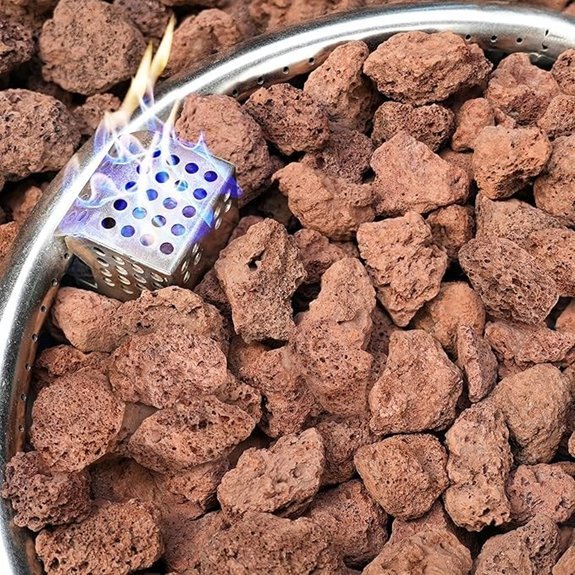 nupick 10lb red lava rocks