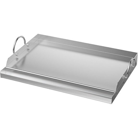 only fire stainless steel griddle