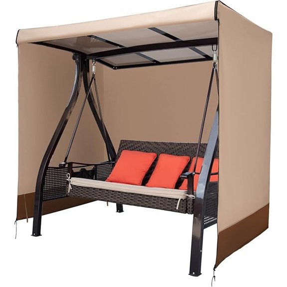 outdoor 3 seater swing cover