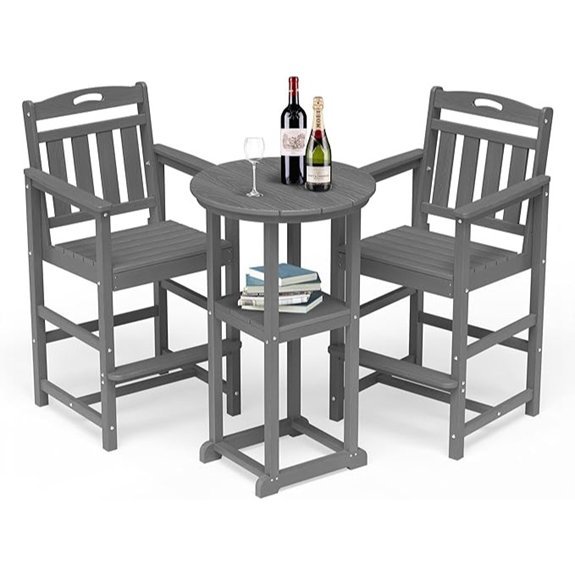 outdoor bistro bar set