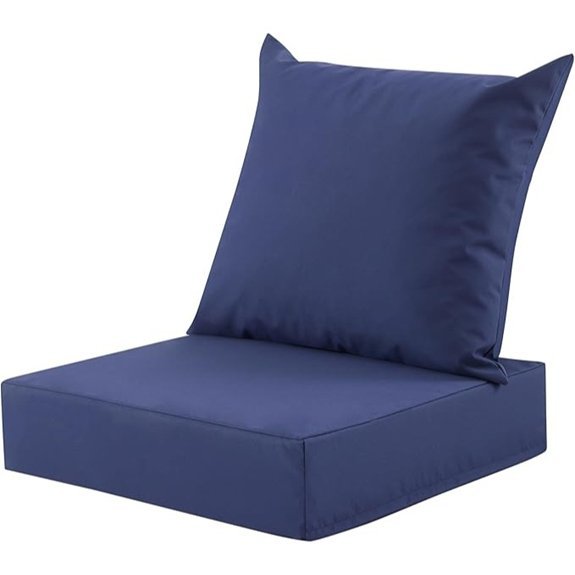 outdoor deep seat cushion navy blue