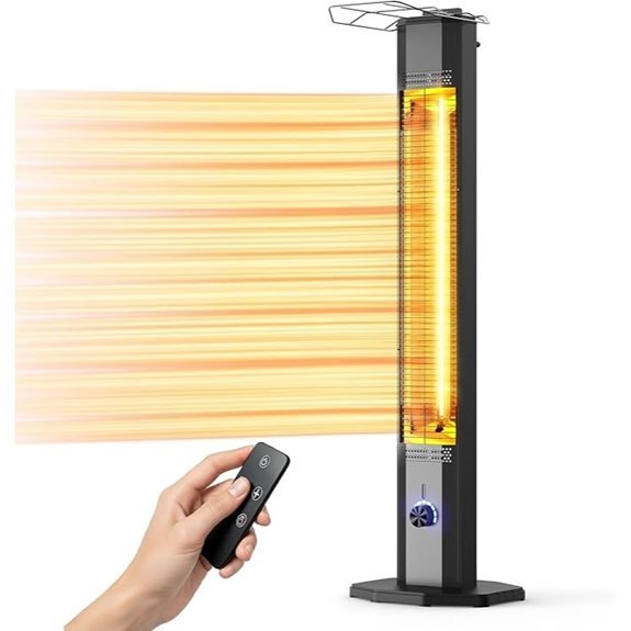 outdoor heater with timer ipx5