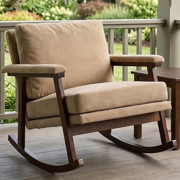 outdoor patio rocking chair cushion