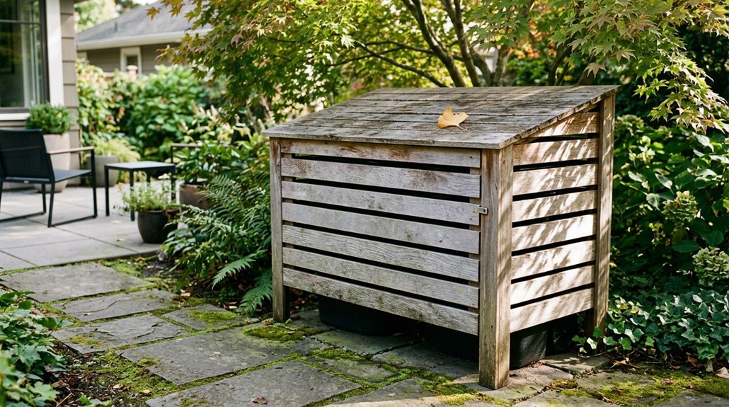 outdoor trash can options 2026 hide mess