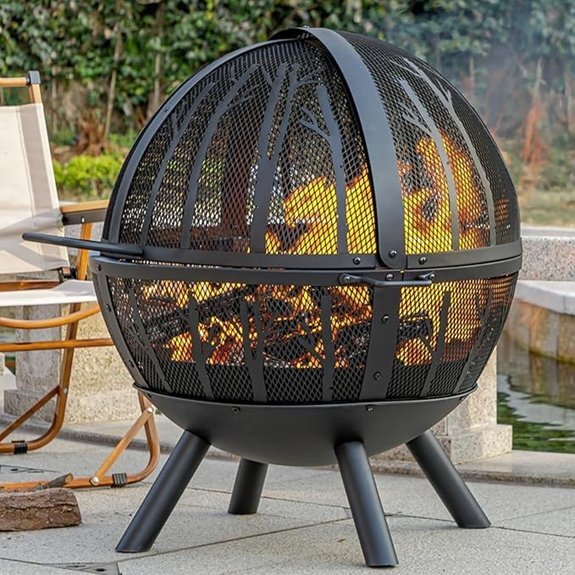 panovue 35 wood burning fire pit