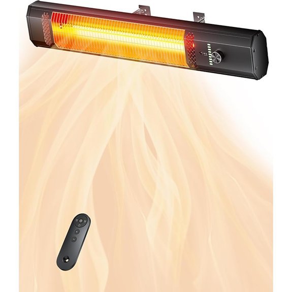 patio heater 1500w wall mounted